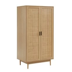Armoire AMANA Cannage Rotin 2 Portes 90cm 10 Armoire AMANA Cannage Rotin 2 Portes 90cm -Meuble Déco Soldes armoire amana 3