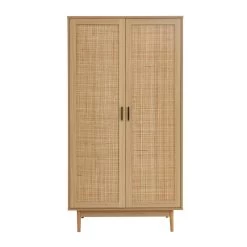 Armoire AMANA Cannage Rotin 2 Portes 90cm 11 Armoire AMANA Cannage Rotin 2 Portes 90cm -Meuble Déco Soldes armoire amana 4