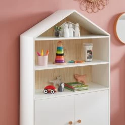 Armoire TINY Blanc 2 Portes 80cm -Meuble Déco Soldes armoire tiny blanc 2 tiroirs 2