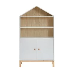Armoire TINY Blanc 2 Portes 80cm -Meuble Déco Soldes armoire tiny blanc 2 tiroirs 4