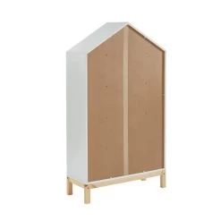 Armoire TINY Blanc 2 Portes 80cm -Meuble Déco Soldes armoire tiny blanc 2 tiroirs 7