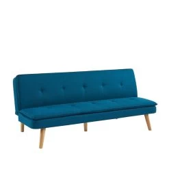 Banquette ELIO Convertible Tissu Bleu 3 Places 8 Banquette ELIO Convertible Tissu Bleu 3 Places -Meuble Déco Soldes banquette elio convertible tissu bleu 3 places 2