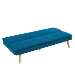 Banquette ELIO Convertible Tissu Bleu 3 Places 9 Banquette ELIO Convertible Tissu Bleu 3 Places -Meuble Déco Soldes banquette elio convertible tissu bleu 3 places 3