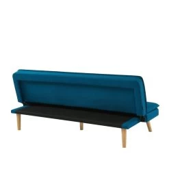 Banquette ELIO Convertible Tissu Bleu 3 Places 10 Banquette ELIO Convertible Tissu Bleu 3 Places -Meuble Déco Soldes banquette elio convertible tissu bleu 3 places 4