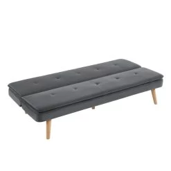 Banquette ELIO Convertible Velours Gris 3 Places 9 Banquette ELIO Convertible Velours Gris 3 Places -Meuble Déco Soldes banquette elio convertible velours gris 3 places 3
