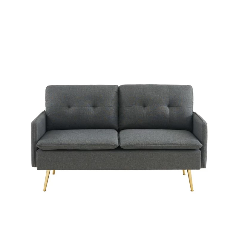 Canapé Droit ADAM Fixe Tissu Anthracite 2 Canapé Droit ADAM Fixe Tissu Anthracite – Image 2