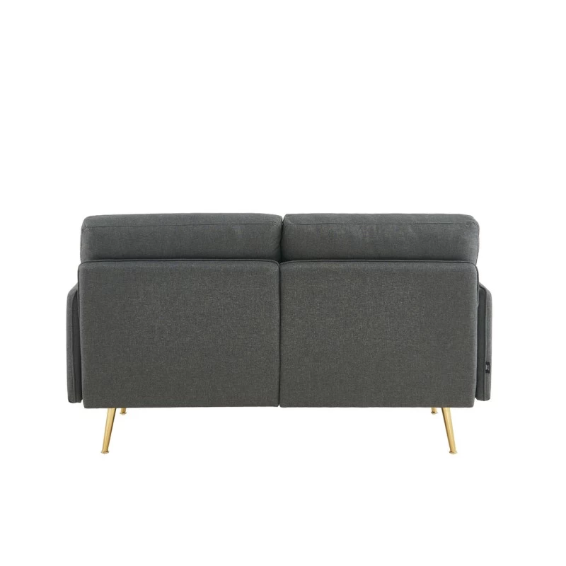 Canapé Droit ADAM Fixe Tissu Anthracite 4 Canapé Droit ADAM Fixe Tissu Anthracite – Image 4