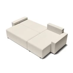 Canapé D'angle ALMA Convertible Velours Côtelé Beige 4 Places 13 Canapé D'angle ALMA Convertible Velours Côtelé Beige 4 Places -Meuble Déco Soldes canape angle alma convertible velours cotele beige 4 places 3