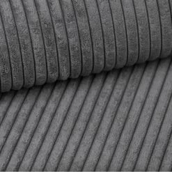 Canapé D'angle ALMA Convertible Velours Côtelé Gris Souris 4 Places -Meuble Déco Soldes canape angle alma convertible velours cotele gris souris 4 places 7