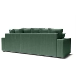 Canapé D'angle ALMA Convertible Velours Côtelé Vert 4 Places 15 Canapé D'angle ALMA Convertible Velours Côtelé Vert 4 Places -Meuble Déco Soldes canape angle alma convertible velours cotele vert 4 places 5
