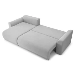 Canapé D'angle NOVA Convertible Tissu Gris 4 Places 13 Canapé D'angle NOVA Convertible Tissu Gris 4 Places -Meuble Déco Soldes canape angle nova convertible tissu gris 4 places 3