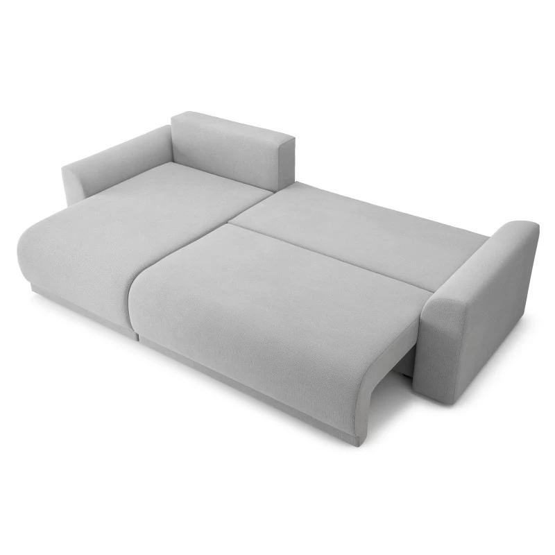 Canapé D'angle NOVA Convertible Tissu Gris 4 Places 4 Canapé D'angle NOVA Convertible Tissu Gris 4 Places – Image 4