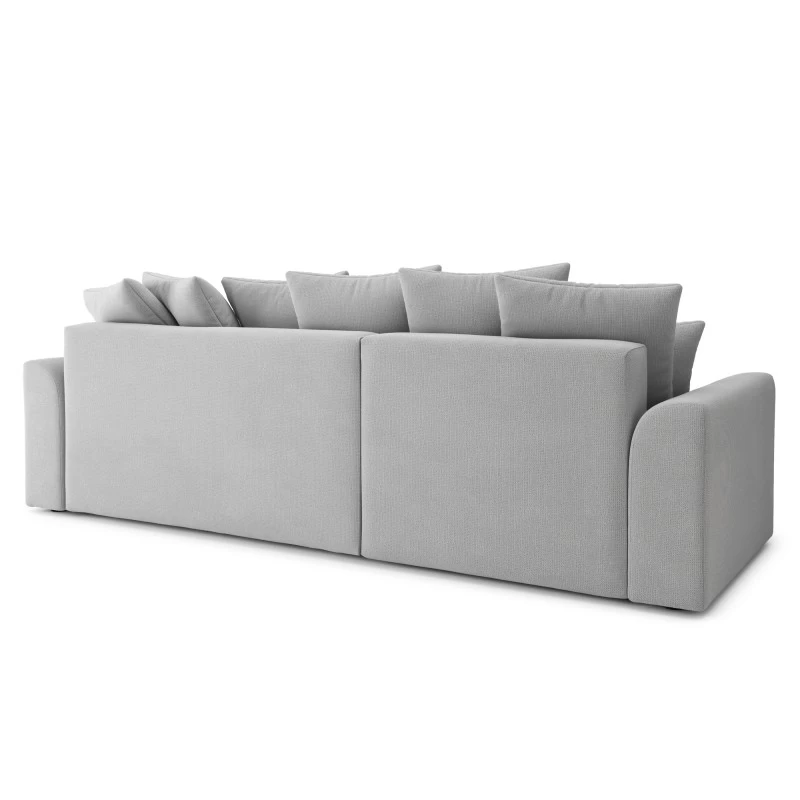 Canapé D'angle NOVA Convertible Tissu Gris 4 Places 6 Canapé D'angle NOVA Convertible Tissu Gris 4 Places – Image 6
