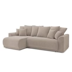 Canapé D'angle NOVA Convertible Velours Côtelé Grège 4 Places 12 Canapé D'angle NOVA Convertible Velours Côtelé Grège 4 Places -Meuble Déco Soldes canape angle nova convertible velours cotele grege 4 places 2