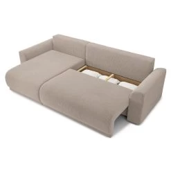 Canapé D'angle NOVA Convertible Velours Côtelé Grège 4 Places 14 Canapé D'angle NOVA Convertible Velours Côtelé Grège 4 Places -Meuble Déco Soldes canape angle nova convertible velours cotele grege 4 places 4