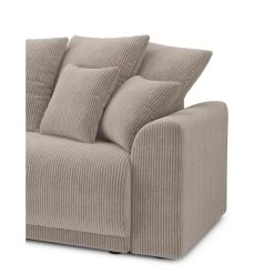 Canapé D'angle NOVA Convertible Velours Côtelé Grège 4 Places 16 Canapé D'angle NOVA Convertible Velours Côtelé Grège 4 Places -Meuble Déco Soldes canape angle nova convertible velours cotele grege 4 places 6