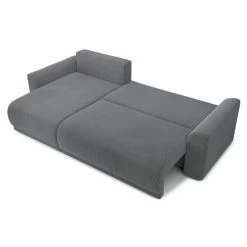 Canapé D'angle NOVA Convertible Velours Côtelé Gris Souris 4 Places 13 Canapé D'angle NOVA Convertible Velours Côtelé Gris Souris 4 Places -Meuble Déco Soldes canape angle nova convertible velours cotele gris souris 4 places 3