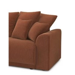 Canapé D'angle NOVA Convertible Velours Côtelé Terracotta 4 Places 16 Canapé D'angle NOVA Convertible Velours Côtelé Terracotta 4 Places -Meuble Déco Soldes canape angle nova convertible velours cotele terracotta 4 places 6