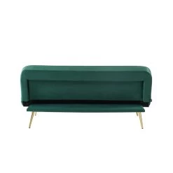 Banquette AROMA En Velours Vert 3 Places Convertible 15 Banquette AROMA En Velours Vert 3 Places Convertible -Meuble Déco Soldes canape aroma velours vert banquette 7