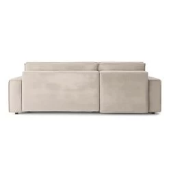 Canapé D'angle MIRA Convertible Et Réversible Velours Grège 13 Canapé D'angle MIRA Convertible Et Réversible Velours Grège -Meuble Déco Soldes canape d angle mira convertible et reversible velours grege 5