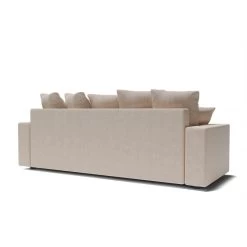Canapé Droit ALMA Convertible Tissu Beige 3 Places 15 Canapé Droit ALMA Convertible Tissu Beige 3 Places -Meuble Déco Soldes canape droit alma convertible tissu beige 3 places 5