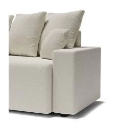 Canapé Droit ALMA Convertible Tissu Bouclette Blanc 3 Places 16 Canapé Droit ALMA Convertible Tissu Bouclette Blanc 3 Places -Meuble Déco Soldes canape droit alma convertible tissu bouclette blanc 3 places 6