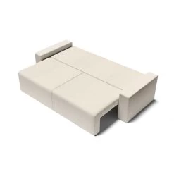 Canapé Droit ALMA Convertible Velours Côtelé Beige 3 Places 13 Canapé Droit ALMA Convertible Velours Côtelé Beige 3 Places -Meuble Déco Soldes canape droit alma convertible velours cotele beige 3 places 3
