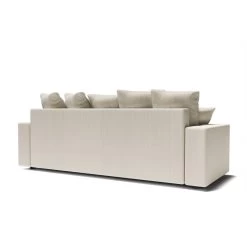 Canapé Droit ALMA Convertible Velours Côtelé Beige 3 Places 15 Canapé Droit ALMA Convertible Velours Côtelé Beige 3 Places -Meuble Déco Soldes canape droit alma convertible velours cotele beige 3 places 5
