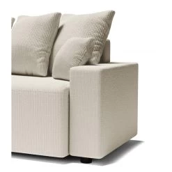 Canapé Droit ALMA Convertible Velours Côtelé Beige 3 Places 16 Canapé Droit ALMA Convertible Velours Côtelé Beige 3 Places -Meuble Déco Soldes canape droit alma convertible velours cotele beige 3 places 6