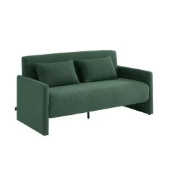 Canapé Droit JADE En Tissu Bouclette Vert Convertible 3 Places 10 Canapé Droit JADE En Tissu Bouclette Vert Convertible 3 Places -Meuble Déco Soldes canape droit jade en tissu bouclette vert convertible 3 places 2