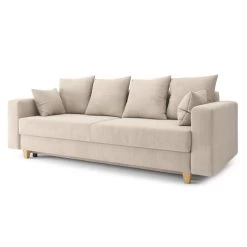 Canapé Droit KRISTI Convertible Velours Côtelé Beige 3 Places 10 Canapé Droit KRISTI Convertible Velours Côtelé Beige 3 Places -Meuble Déco Soldes canape droit kristi convertible velours cotele beige 2