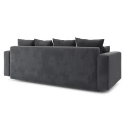 Canapé Droit KRISTI Convertible Velours Côtelé Gris Souris 3 Places 13 Canapé Droit KRISTI Convertible Velours Côtelé Gris Souris 3 Places -Meuble Déco Soldes canape droit kristi convertible velours cotele gris souris 5