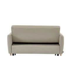 Canapé Droit LAURA En Tissu Beige Convertible 3 Places 16 Canapé Droit LAURA En Tissu Beige Convertible 3 Places -Meuble Déco Soldes canape droit laura en tissu beige convertible 3 places 6
