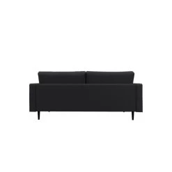 Canapé Droit MAEL Cacharel En Tissu Anthracite Fixe -Meuble Déco Soldes canape droit mael cacharel tissu anthracite 3 places 3