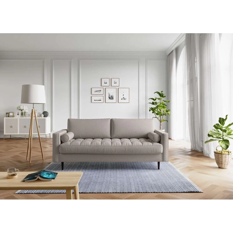 Canapé Droit MAEL Cacharel En Tissu Moka Fixe 1 Canapé Droit MAEL Cacharel En Tissu Moka Fixe