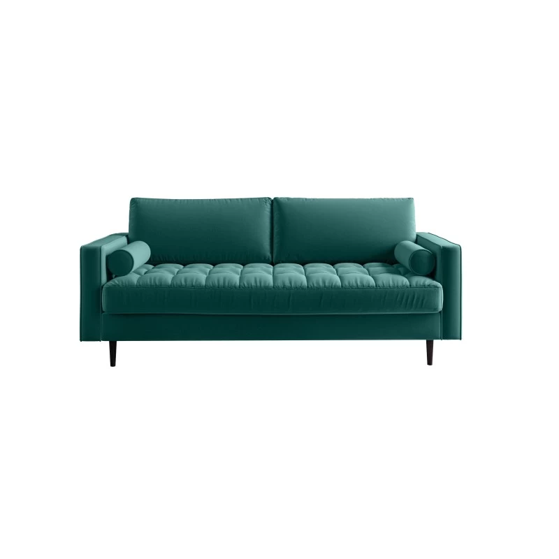 Canapé Droit MAEL Cacharel En Velours Bleu Atlantique Fixe 2 Canapé Droit MAEL Cacharel En Velours Bleu Atlantique Fixe – Image 2