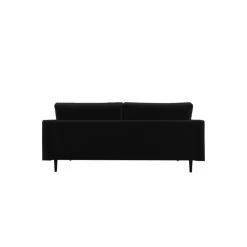 Canapé Droit MAEL Cacharel En Velours Noir Fixe 8 Canapé Droit MAEL Cacharel En Velours Noir Fixe -Meuble Déco Soldes canape droit mael cacharel velours noir 3 places 3