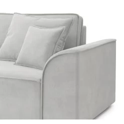 Canapé Droit MARTY Fixe Tissu Gris Clair 3 Places 12 Canapé Droit MARTY Fixe Tissu Gris Clair 3 Places -Meuble Déco Soldes canape droit marty fixe tissu gris clair 3 places 4