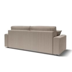 Canapé Droit MILO Convertible Velours Côtelé Grège 3 Places 15 Canapé Droit MILO Convertible Velours Côtelé Grège 3 Places -Meuble Déco Soldes canape droit milo convertible velours cotele grege 3 places 5