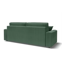 Canapé Droit MILO Convertible Velours Côtelé Vert 3 Places 15 Canapé Droit MILO Convertible Velours Côtelé Vert 3 Places -Meuble Déco Soldes canape droit milo convertible velours cotele vert 3 places 5