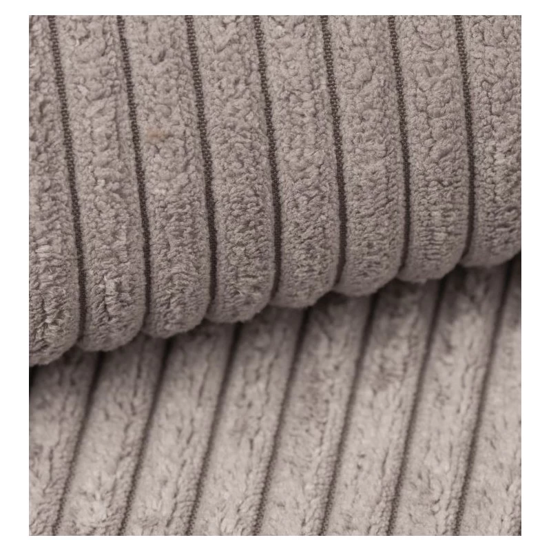 Canapé Droit MIRA Convertible Velours Côtelé Grège 8 Canapé Droit MIRA Convertible Velours Côtelé Grège – Image 8