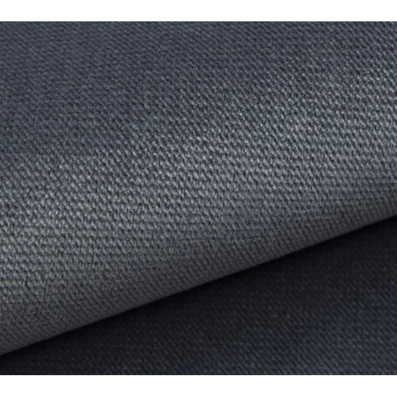 Canapé Droit MIRA Convertible Velours Gris Souris 8 Canapé Droit MIRA Convertible Velours Gris Souris – Image 8