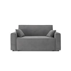 Canapé Droit MIRA Fixe Tissu Gris Souris 2 Places 8 Canapé Droit MIRA Fixe Tissu Gris Souris 2 Places -Meuble Déco Soldes canape droit mira fixe tissu gris 2 places 1