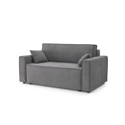 Canapé Droit MIRA Fixe Tissu Gris Souris 2 Places 9 Canapé Droit MIRA Fixe Tissu Gris Souris 2 Places -Meuble Déco Soldes canape droit mira fixe tissu gris 2 places 2