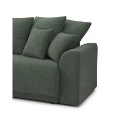 Canapé Droit NOVA Convertible Tissu Vert 3 Places -Meuble Déco Soldes canape droit nova convertible tissu vert 6