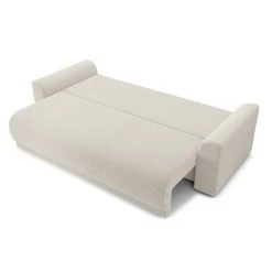 Canapé Droit NOVA Convertible Velours Cotêlé Beige 3 Places 13 Canapé Droit NOVA Convertible Velours Cotêlé Beige 3 Places -Meuble Déco Soldes canape droit nova convertible velours cotele beige 3