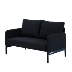 Canapé Droit PANTONE Fixe Tissu Bleu Nuit 2 Places -Meuble Déco Soldes canape droit pantone fixe tissu bleu 2 places 2