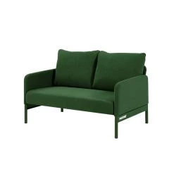 Canapé Droit PANTONE Fixe Tissu Vert Olive 2 Places -Meuble Déco Soldes canape droit pantone fixe tissu vert 2 places 2