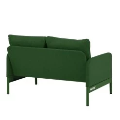 Canapé Droit PANTONE Fixe Tissu Vert Olive 2 Places -Meuble Déco Soldes canape droit pantone fixe tissu vert 2 places 3