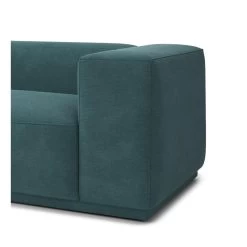 Canapé Droit SACHA Fixe Tissu Bleu Paon 4 Places 11 Canapé Droit SACHA Fixe Tissu Bleu Paon 4 Places -Meuble Déco Soldes canape droit sacha fixe tissu bleu paon 4 places 4